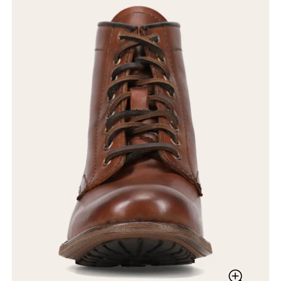 FRYE Tyler Flex Lace Up Cognac Size 9 NIB - Picture 5 of 7